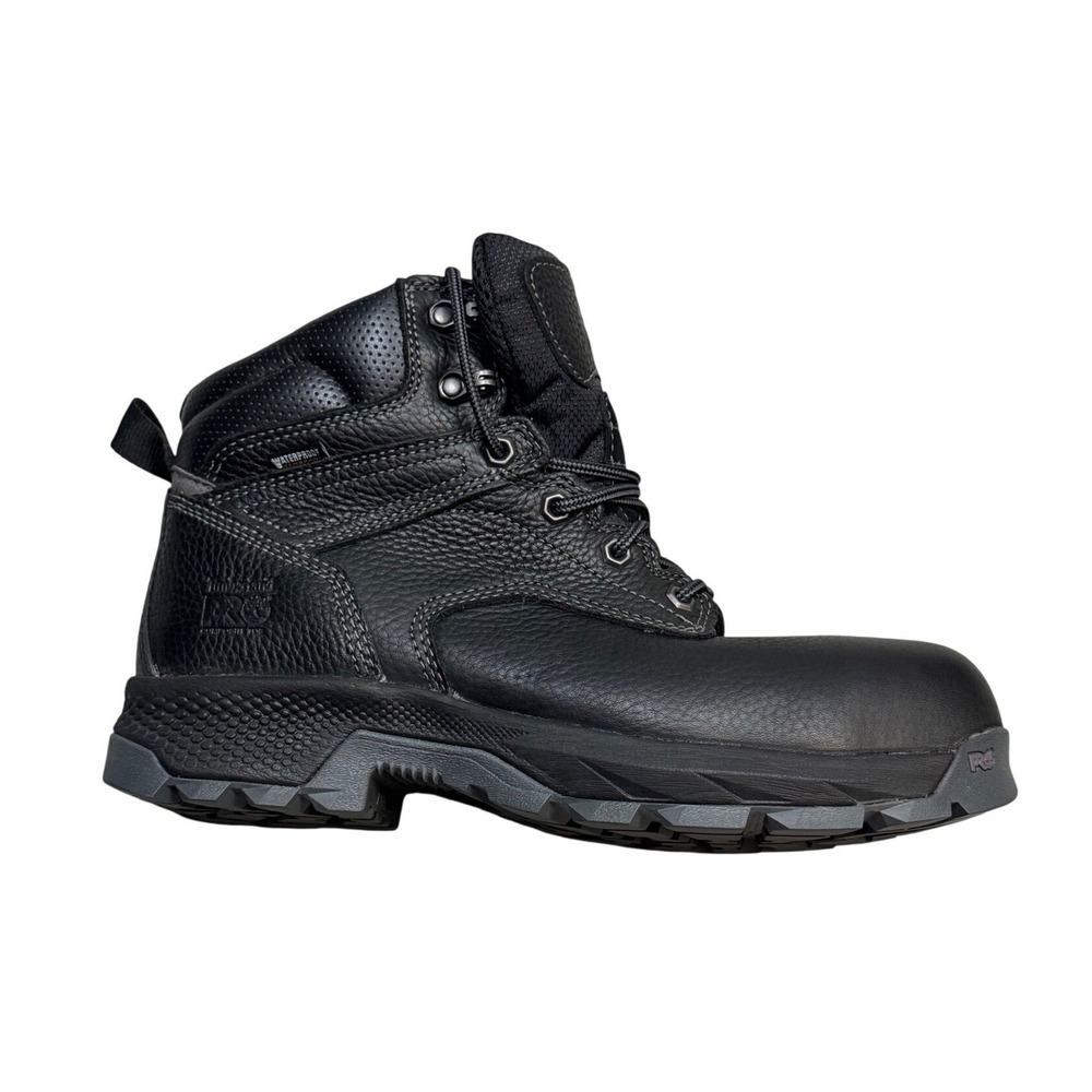 Timberland PRO Titan EV6 Black Leather Composite Work Boot A42GN 9M Waterproof